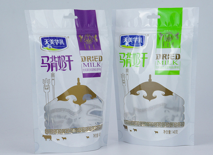食品开窗袋坚果包装自封拉链袋定制厂家